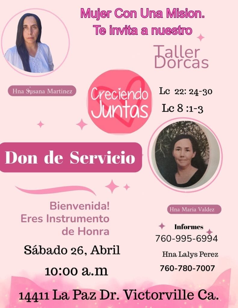 TALLER DE DORCAS